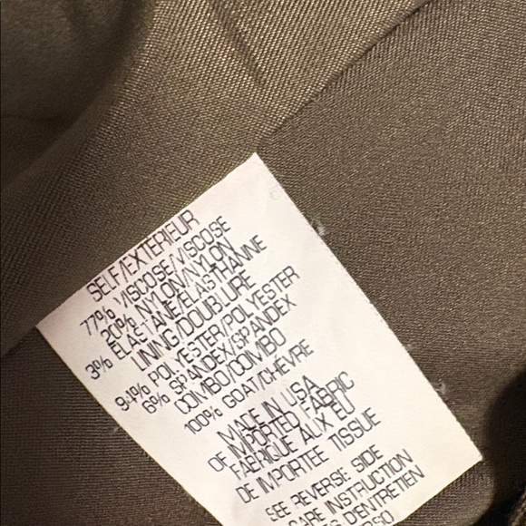 [Theory] Yaisa Pryor Mixed Media Leather Long-Sleeve Open Front Jacket Women’s M - Picture 12 of 12